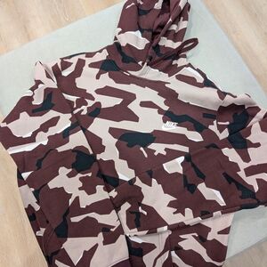 Nike Camo Hoodie in Brown and Black